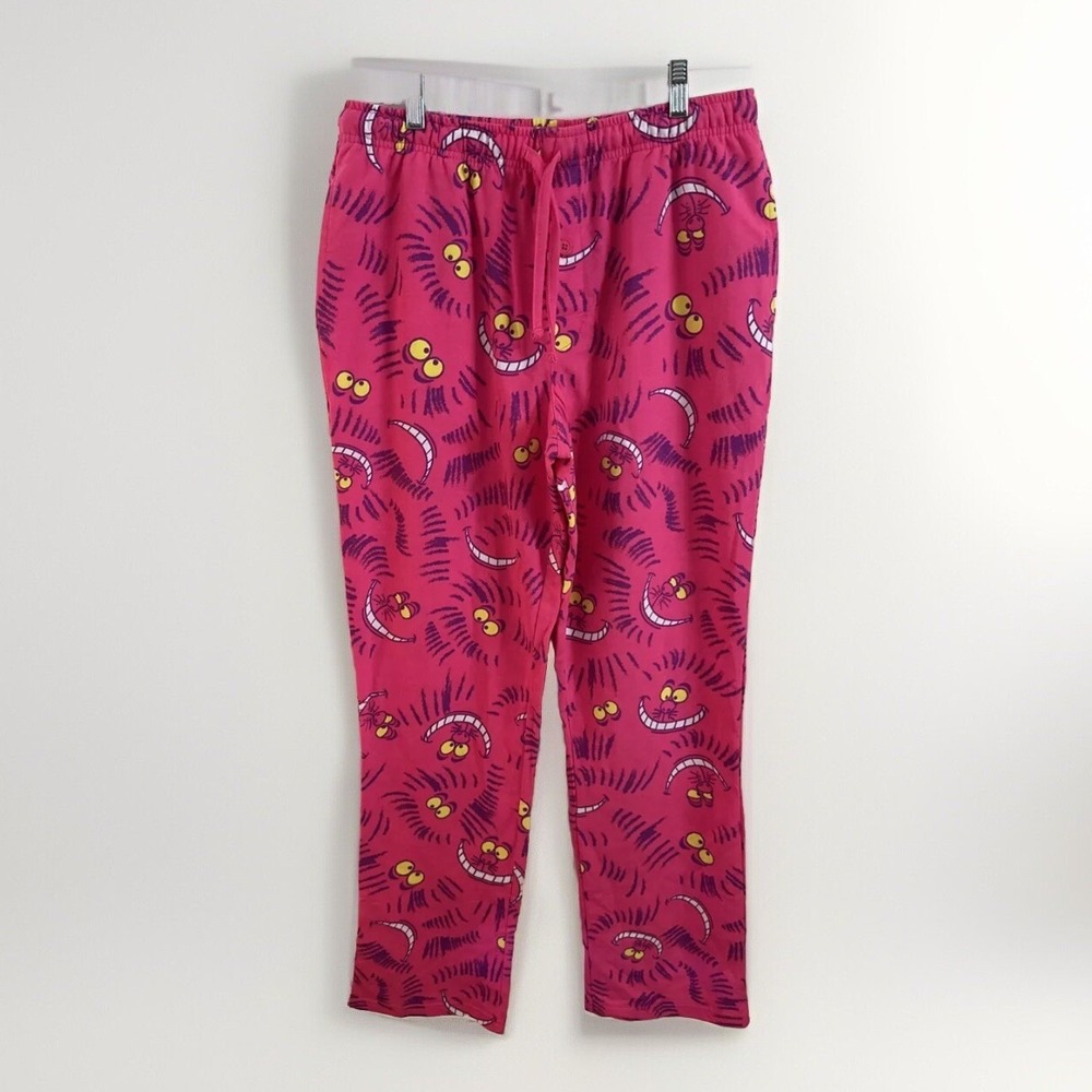 NWT Disney‎ Parks Alice in Wonderland Cheshire Cat Lounge Pants Medium